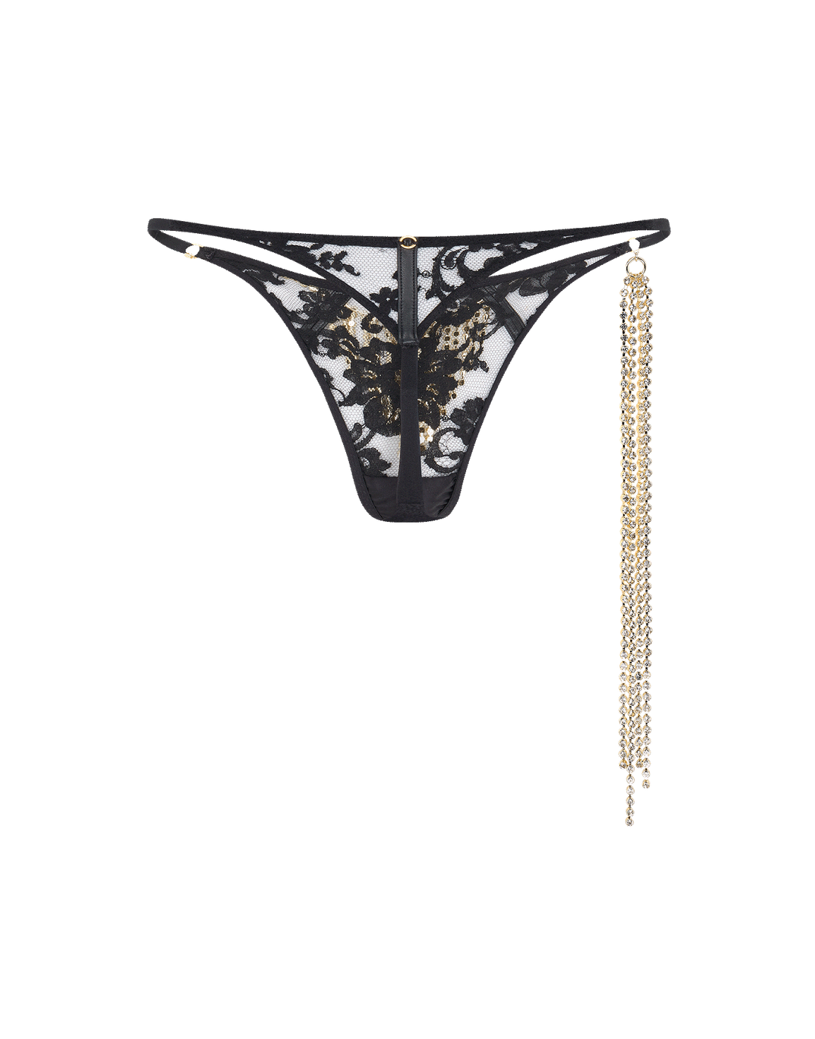Tiaria Thong Black/Gold | Agent Provocateur