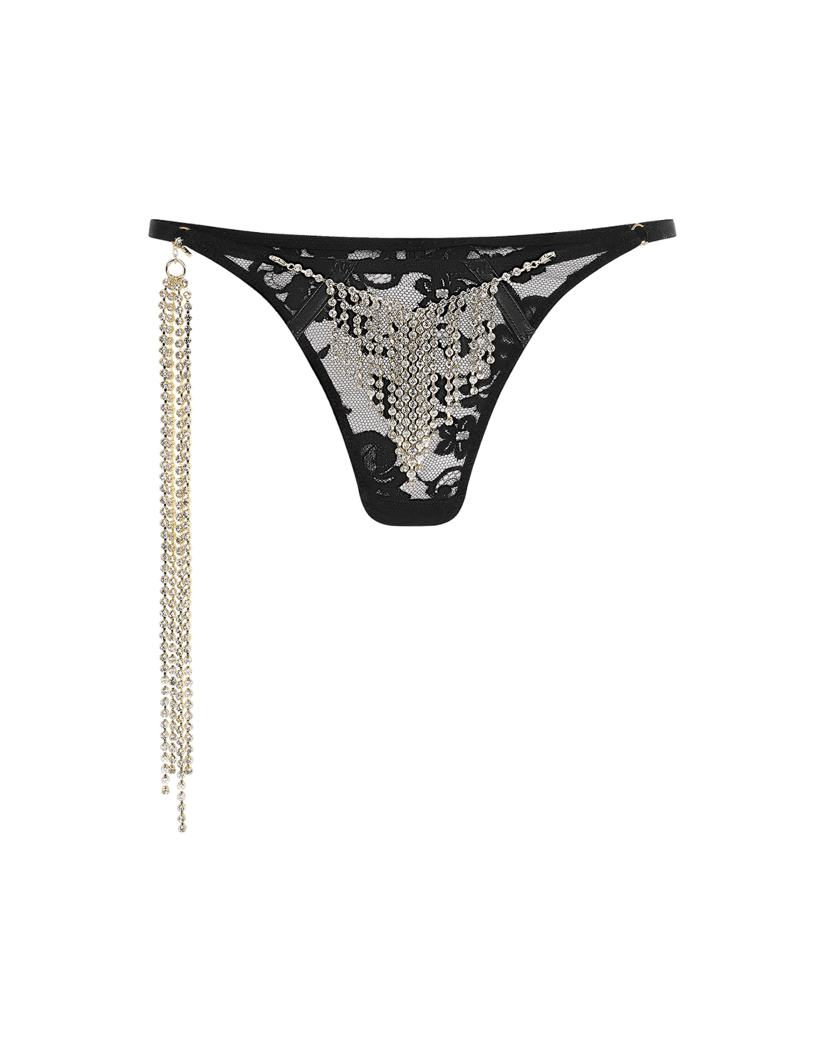 Tiaria Thong Black/Gold | Agent Provocateur