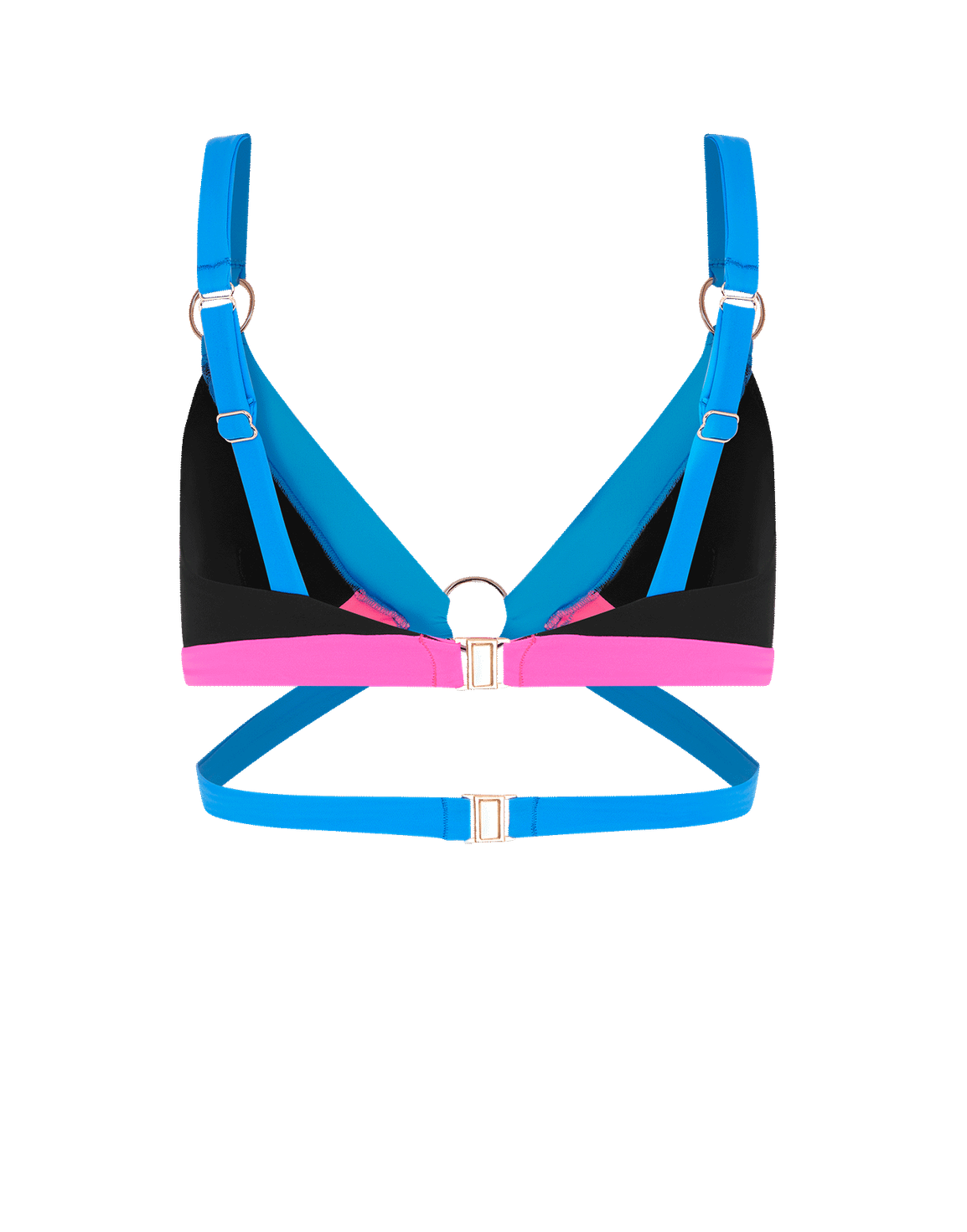 Imizia Bikini Top Black/Blue/Pink | Agent Provocateur