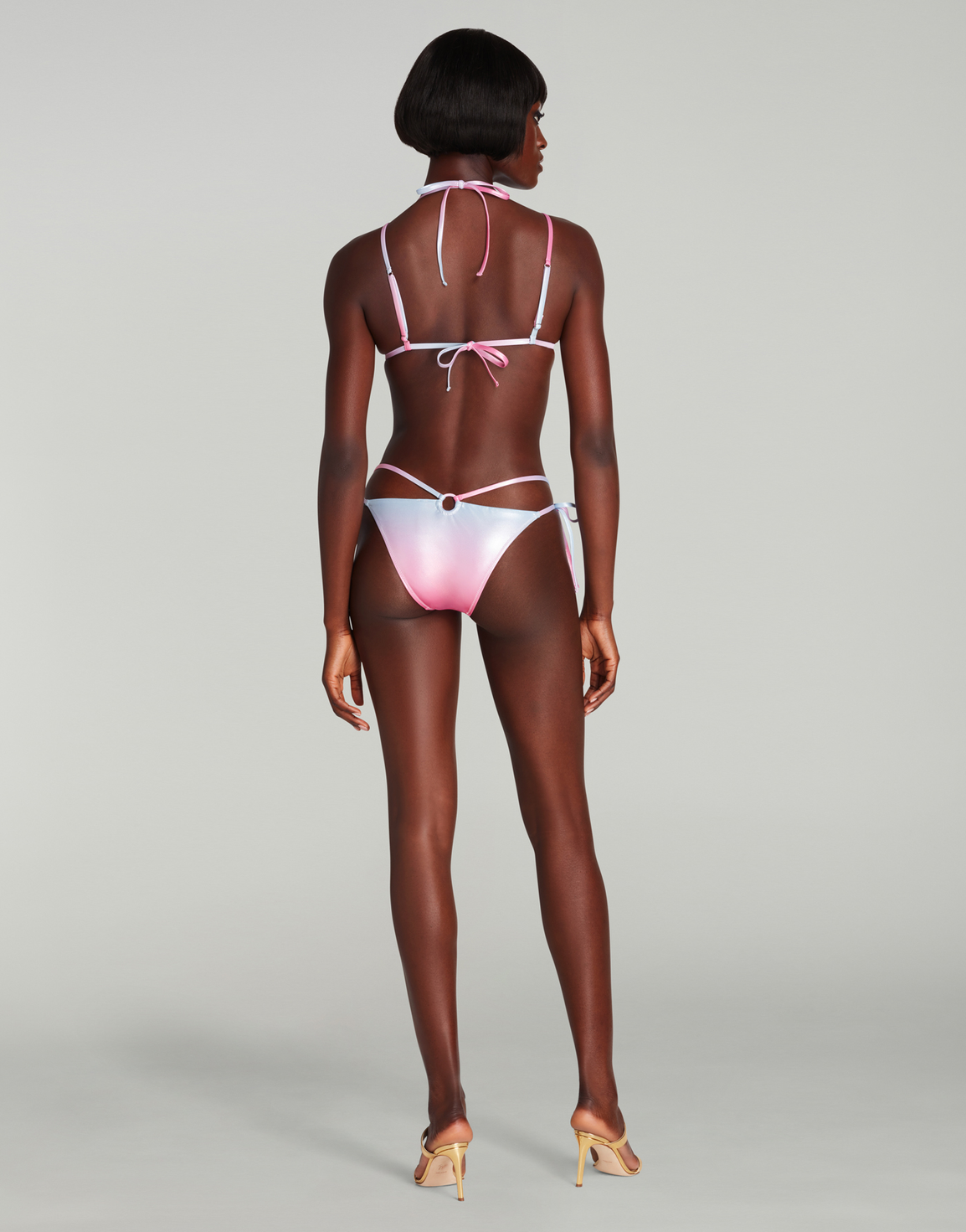 Starlie Bikini Bottom Pink/Blue | Agent Provocateur
