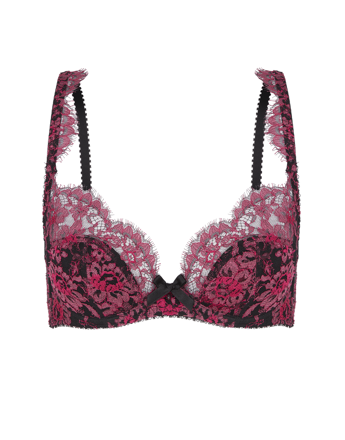 Carline Plunge Underwired Bra Pink | Agent Provocateur