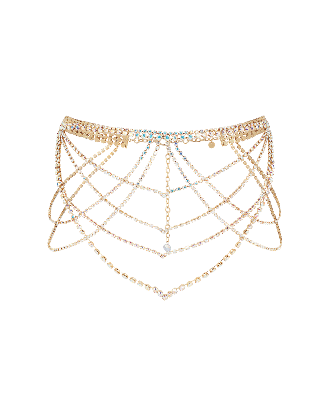 Carllina Belt Iridescent/Gold | Agent Provocateur