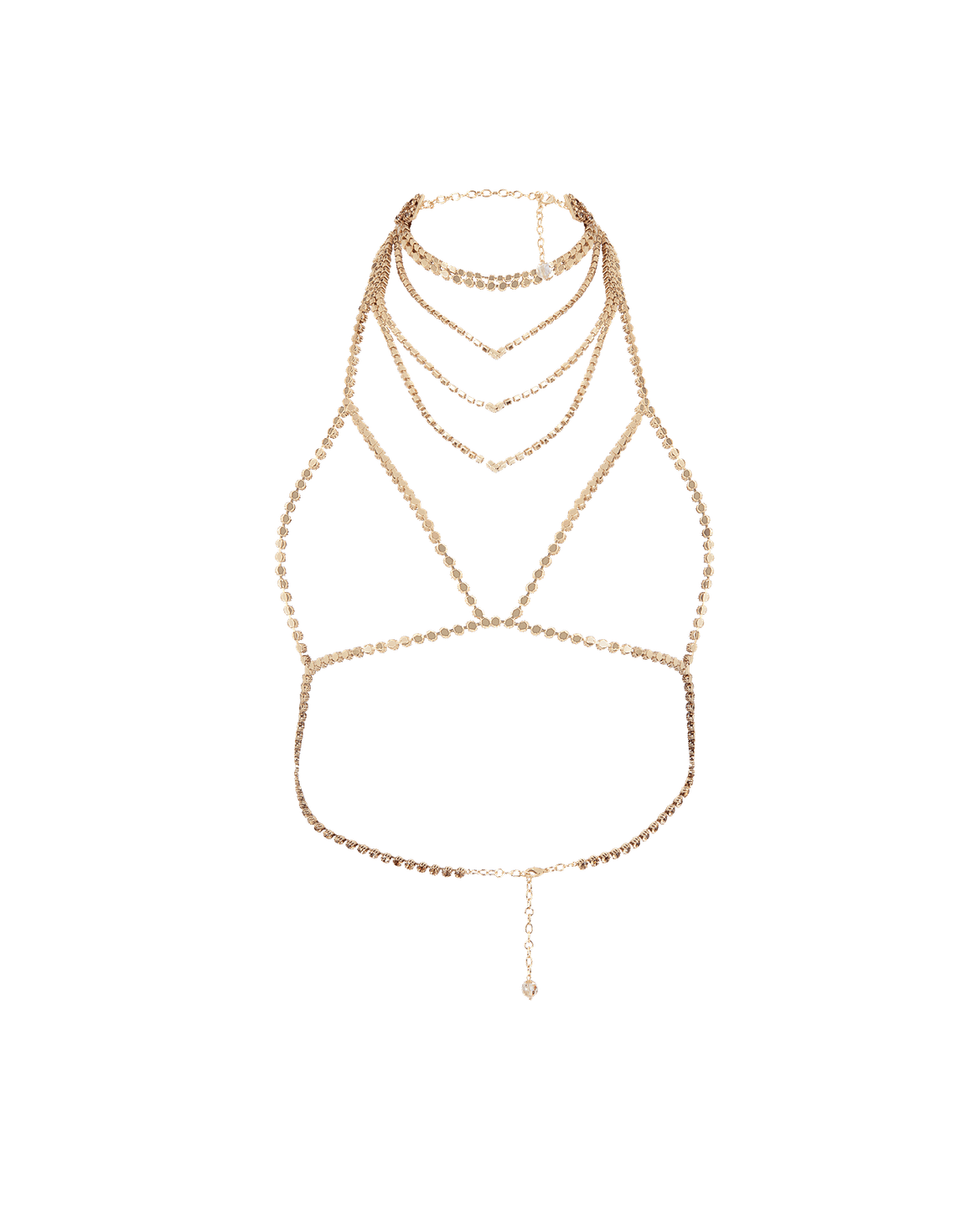 Carllina Bra Gold/Gold | Agent Provocateur