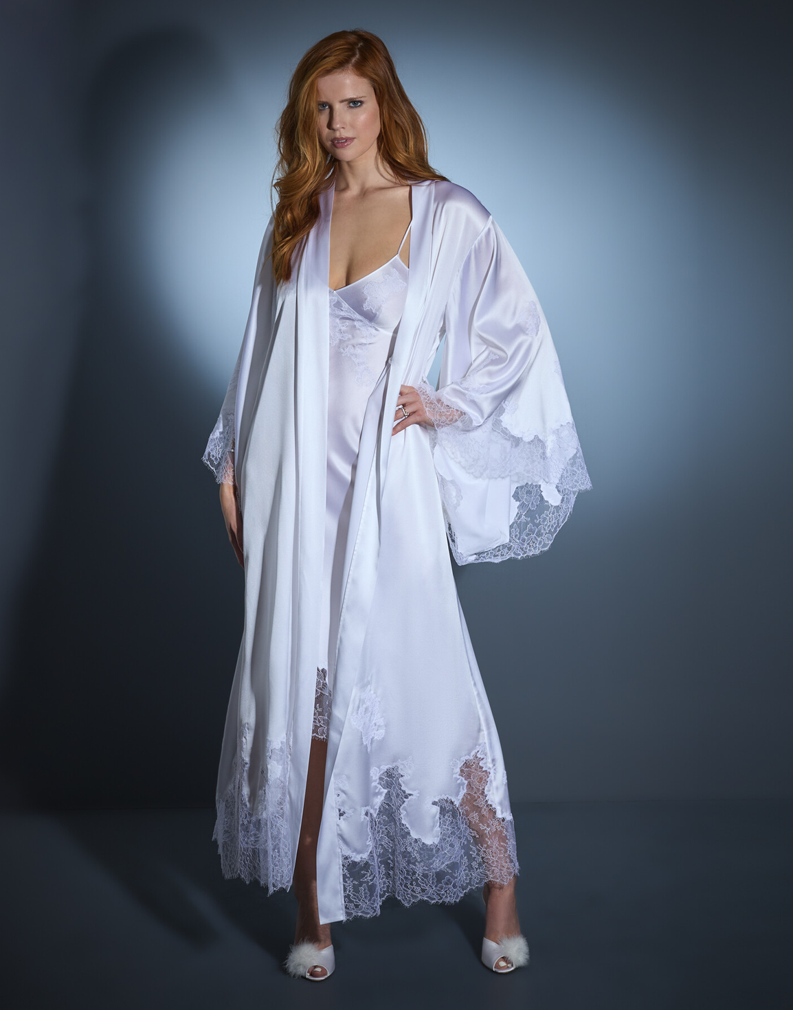 Christi Long Kimono White | Agent Provocateur