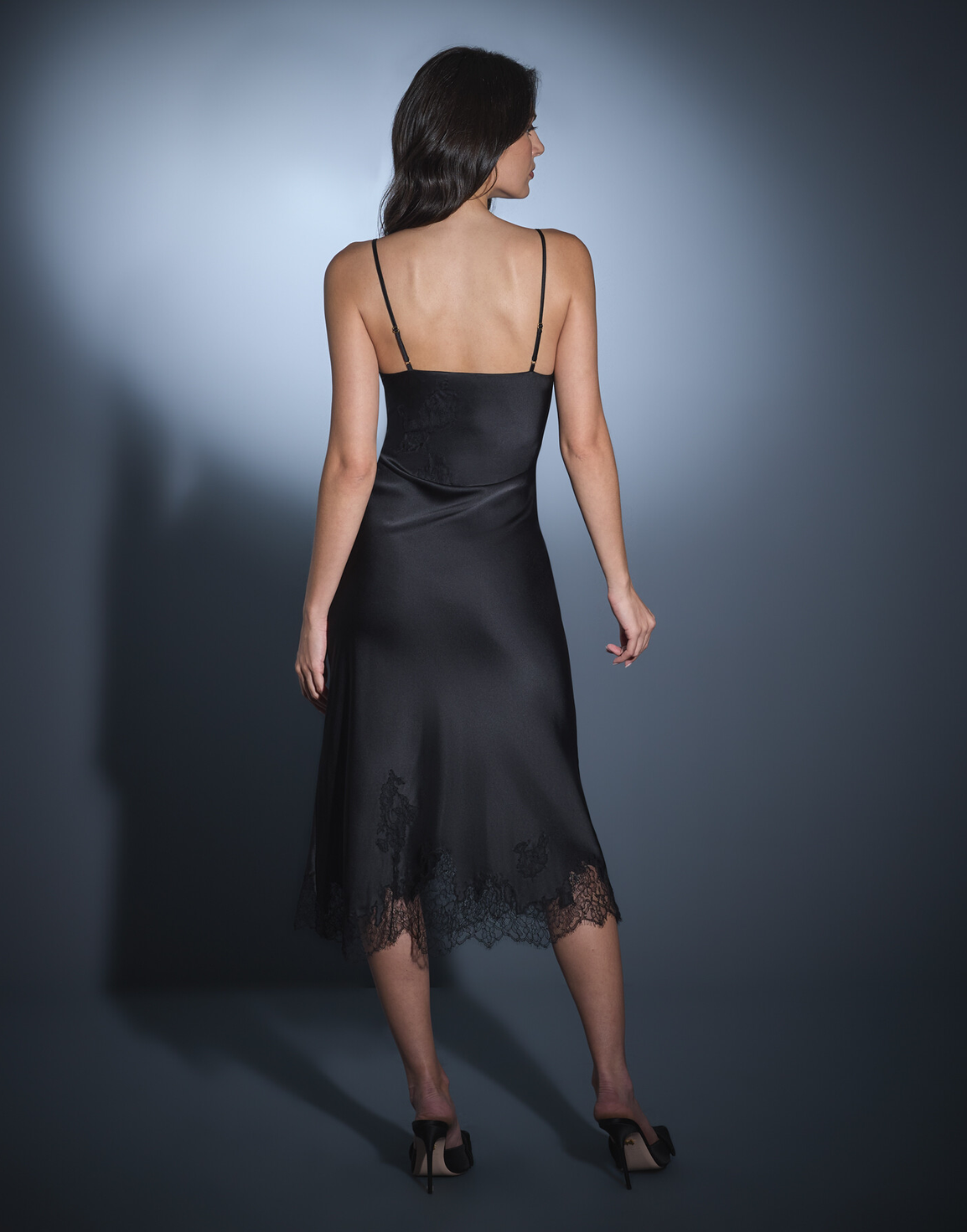 Christi Long Slip Black | Agent Provocateur