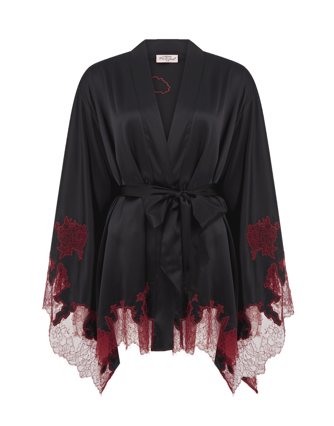 Christi Short Kimono Black | Agent Provocateur