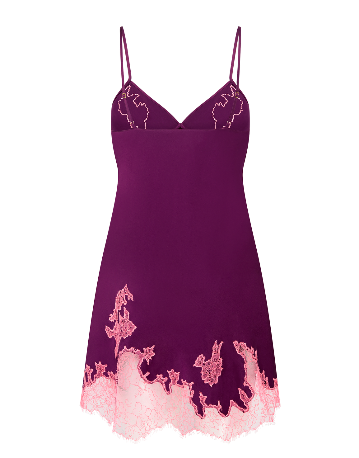 Christi Short Slip Plum/Baby Pink | Agent Provocateur