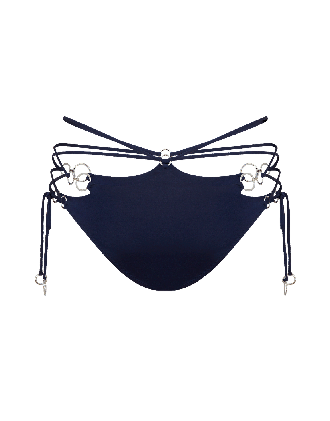 Davine Bikini Bottom Navy/Silver | Agent Provocateur