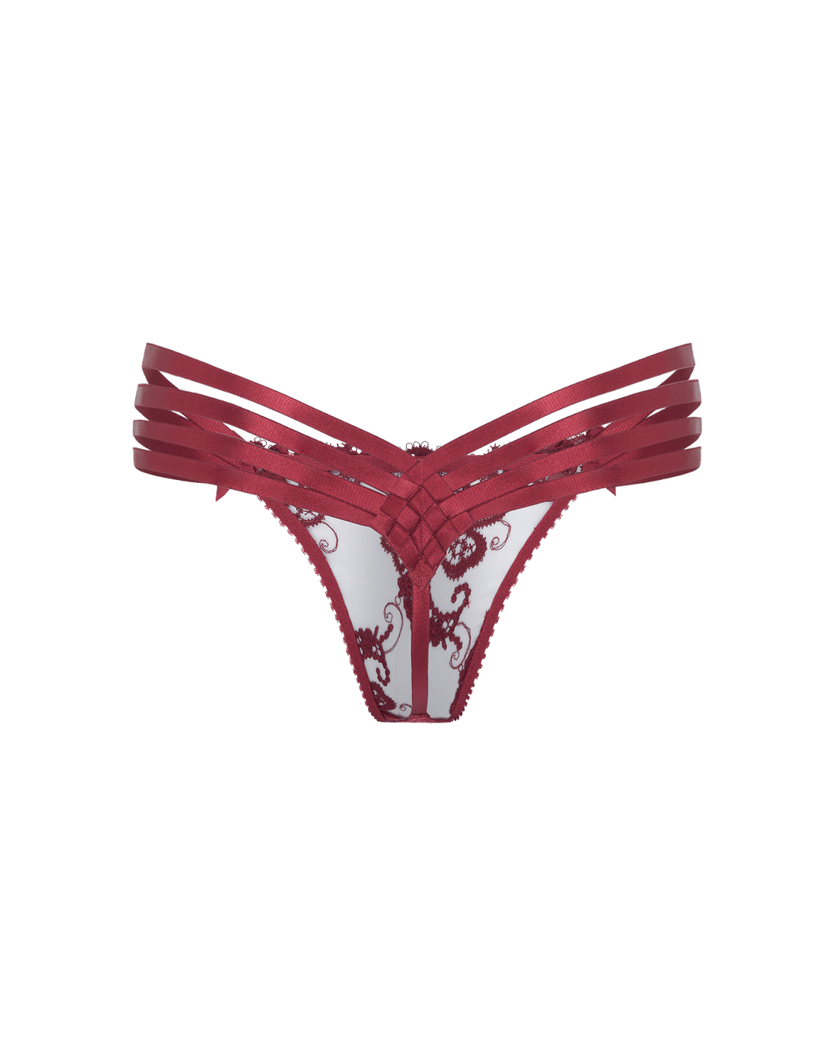 Dioni Thong Burgundy | Agent Provocateur