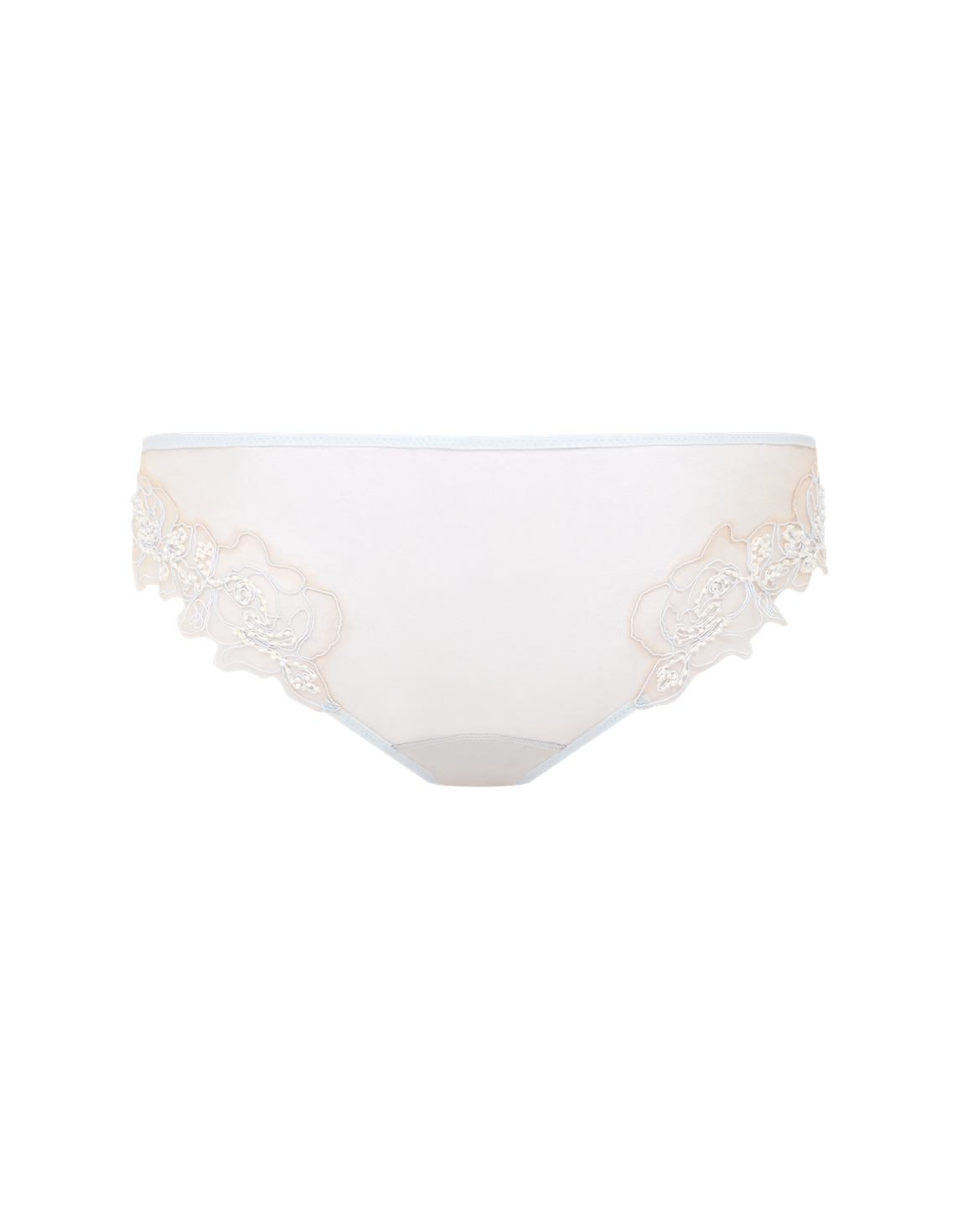 Lindie Full Brief Baby Blue/Sand | Agent Provocateur