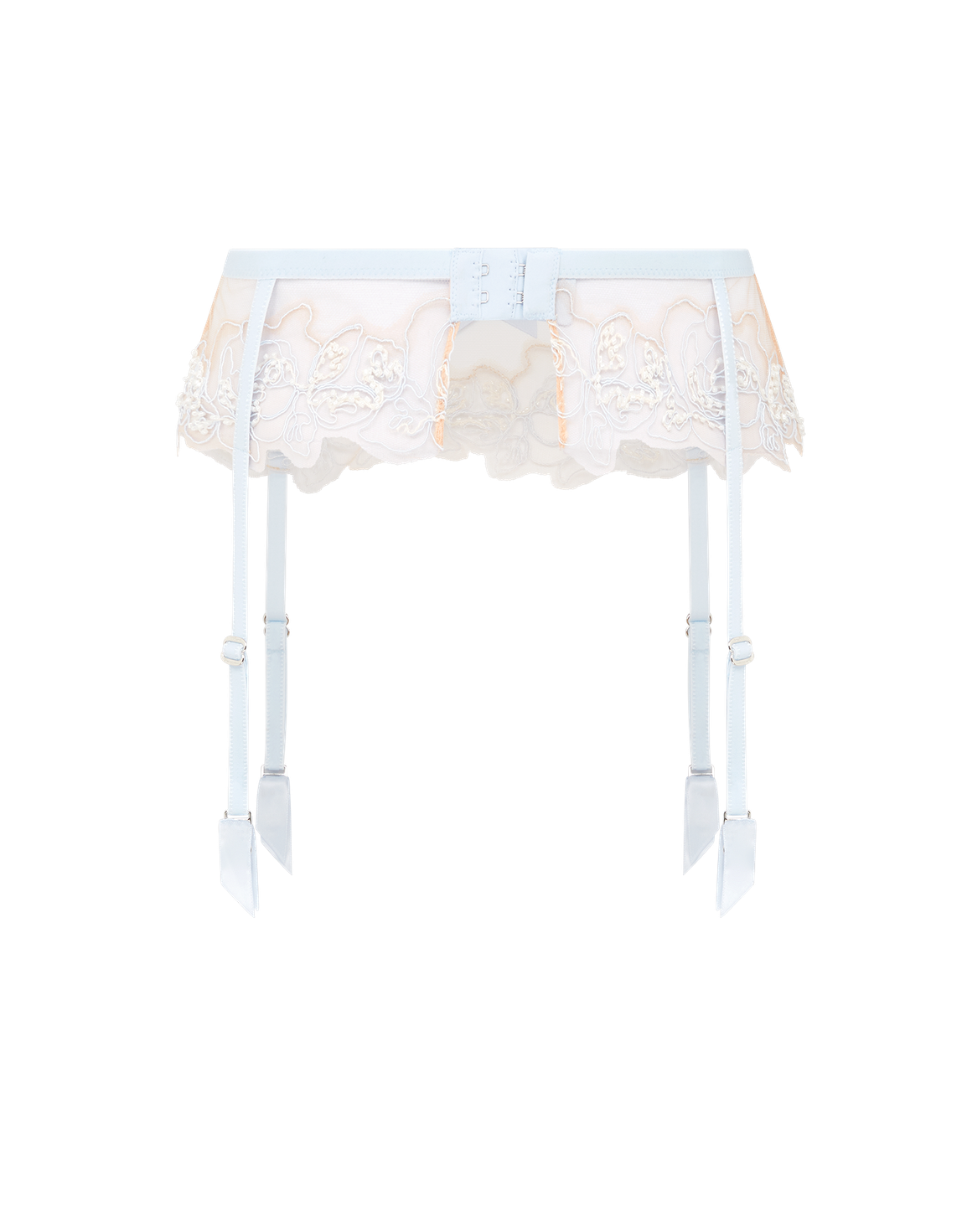 Lindie Suspender Baby Blue/Sand | Agent Provocateur
