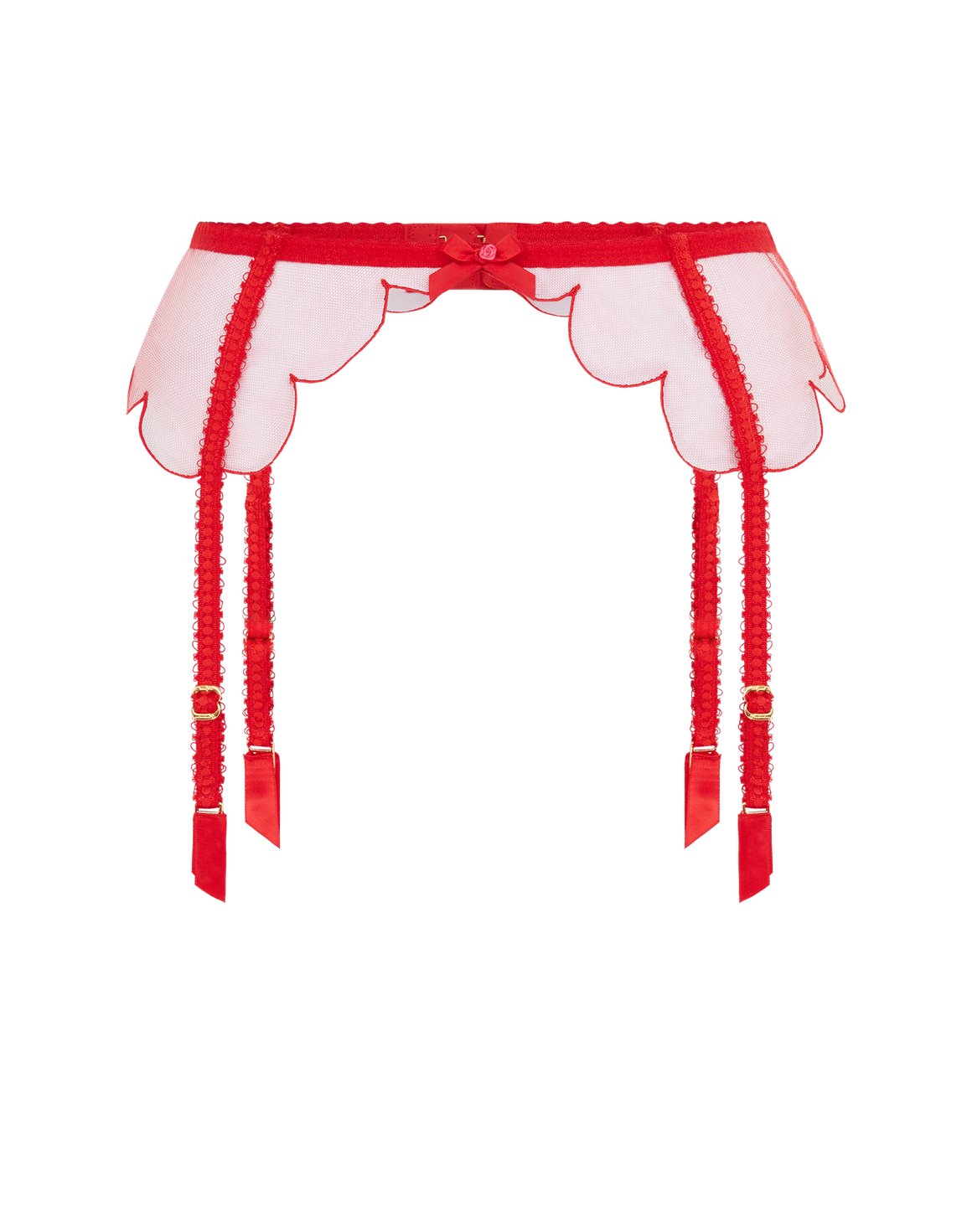 Lorna Suspender Red/Red | Agent Provocateur