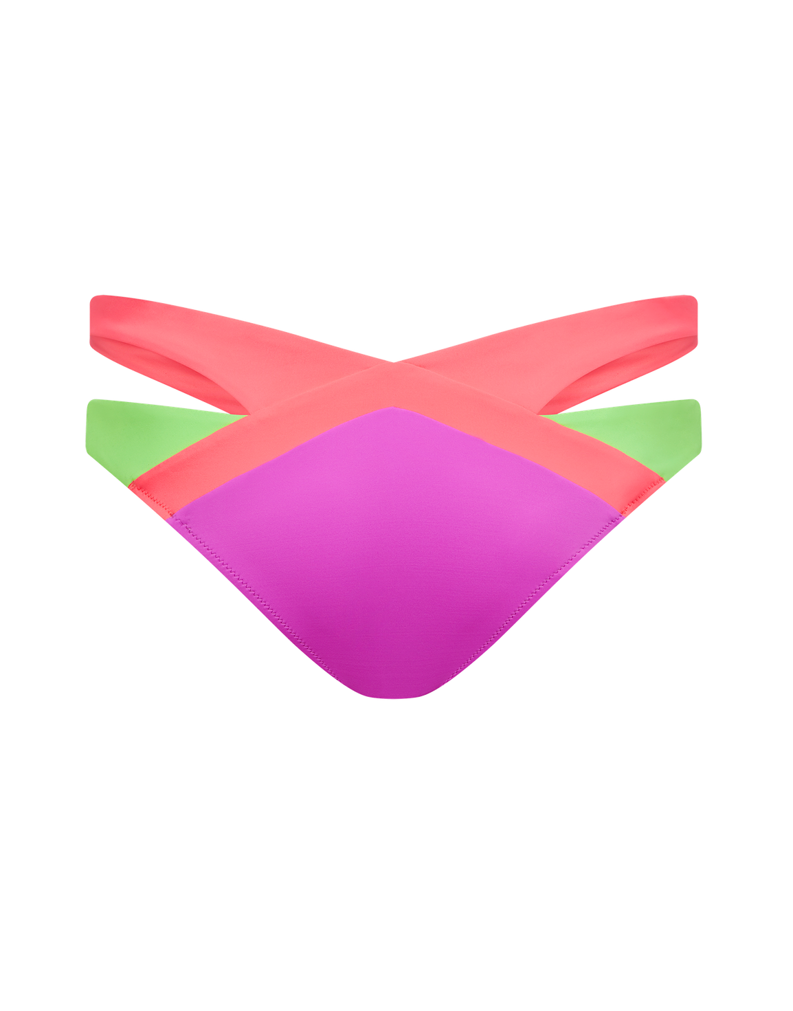 Mazzy Bikini Bottom Pink/Green/Purple | Agent Provocateur