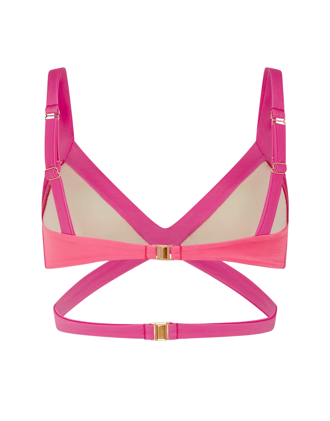 Mazzy Bikini Top Mint/Pink | Agent Provocateur