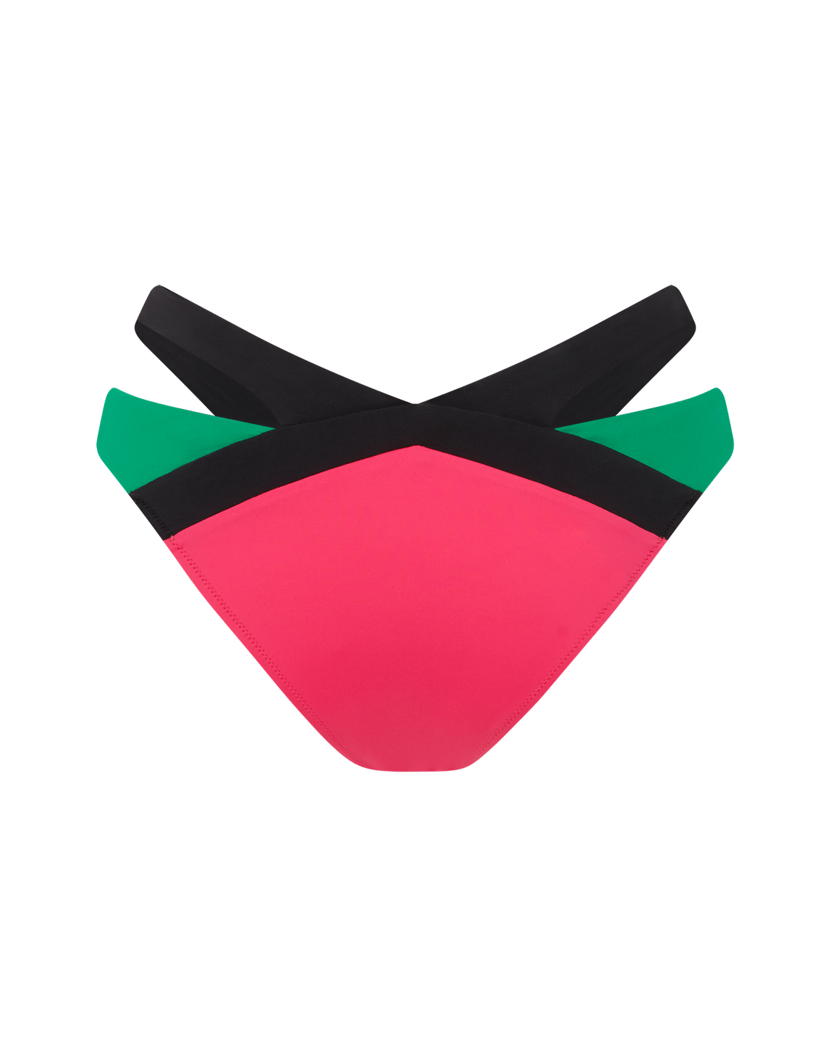 Mazzy Bikini Bottom Black/Green/Pink | Agent Provocateur
