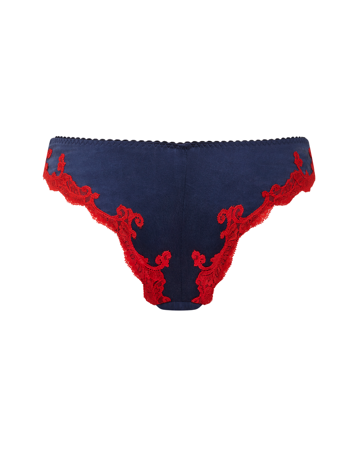 Molly Brazillian Brief  Navy/Red | Agent Provocateur