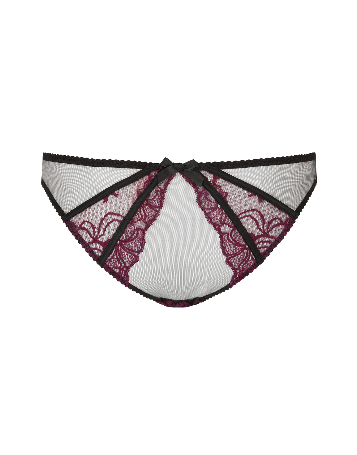 Rozlyn Full Brief  Plum/Black | Agent Provocateur