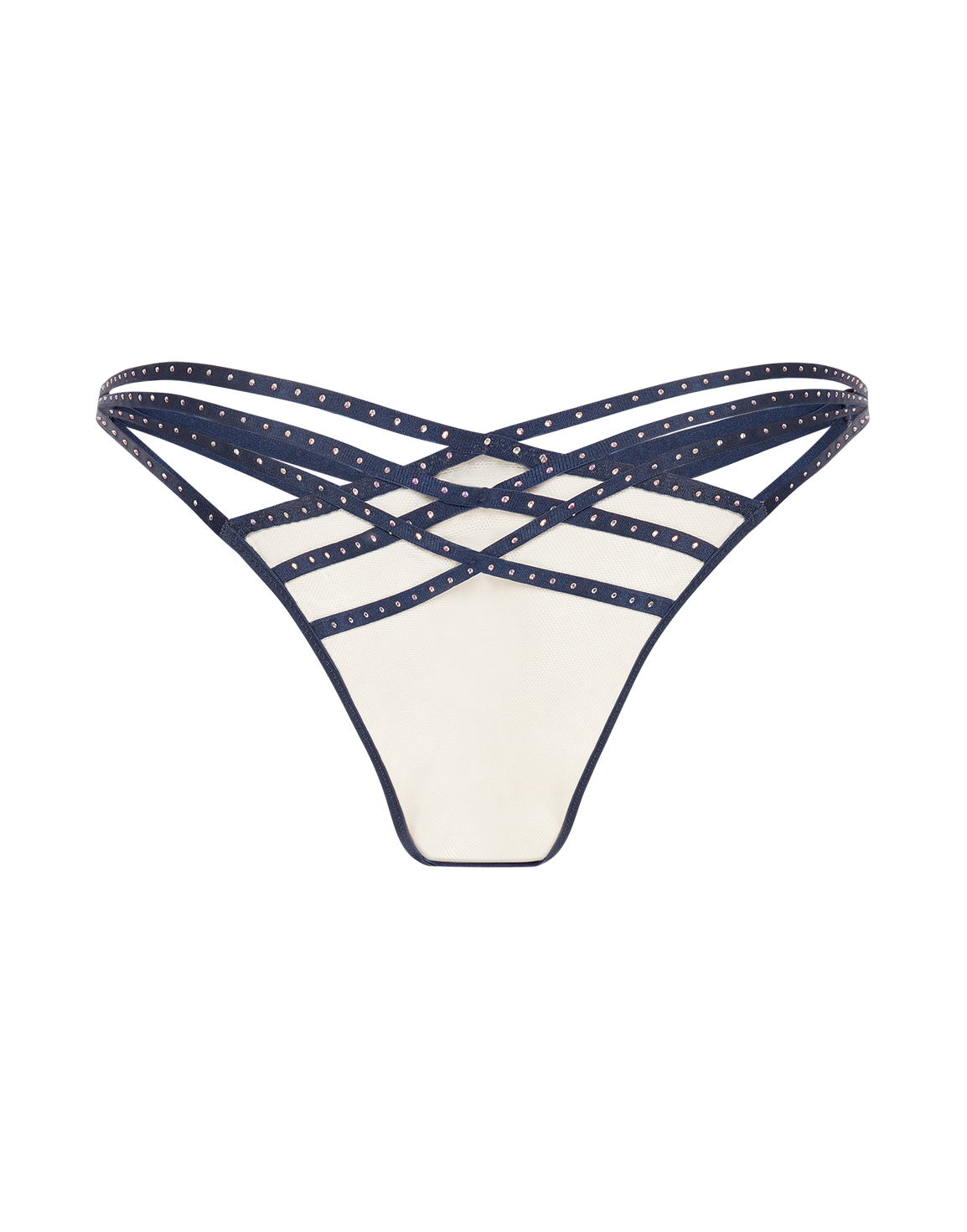 Rubi Full Brief  Nude/Navy | Agent Provocateur