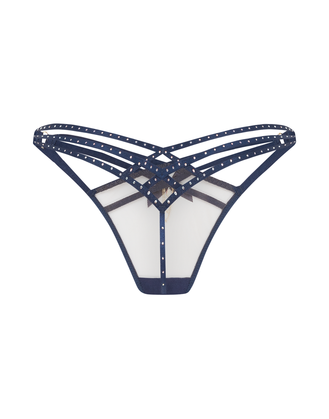 Rubi Thong Nude/Navy | Agent Provocateur