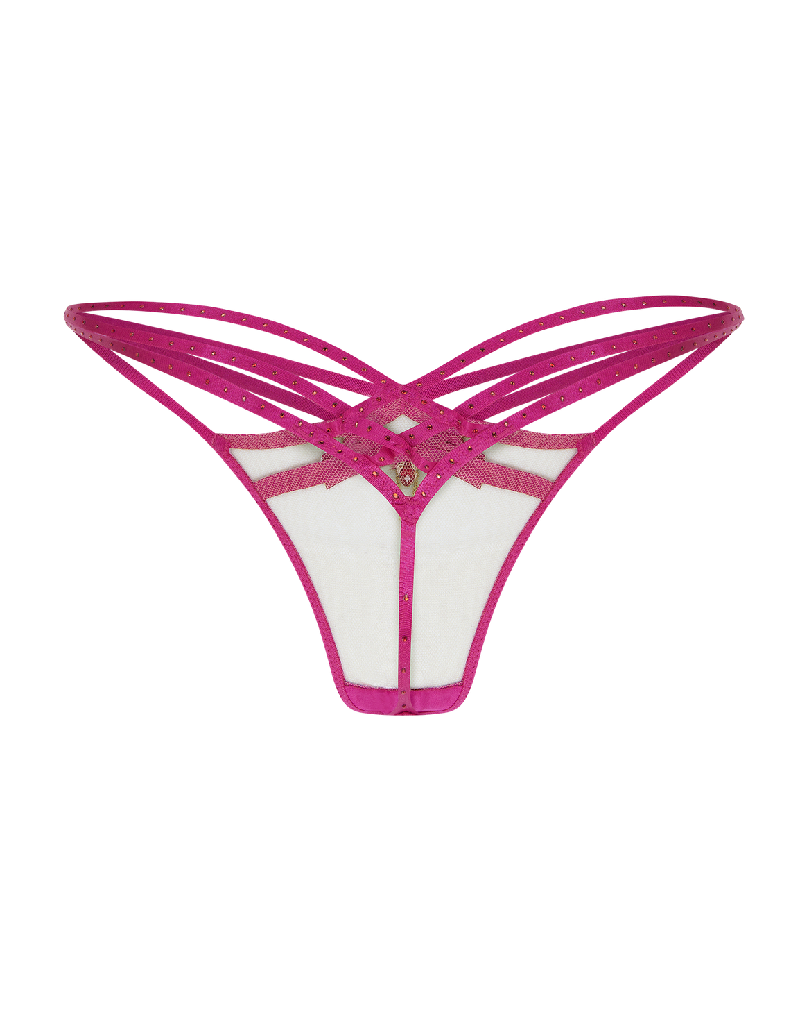 Rubi Thong Magenta/Sand | Agent Provocateur