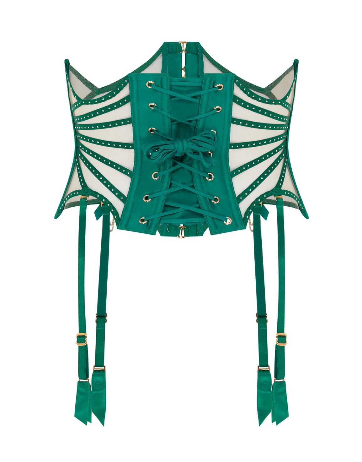 Rubi Waspie Green/Flesh | Agent Provocateur