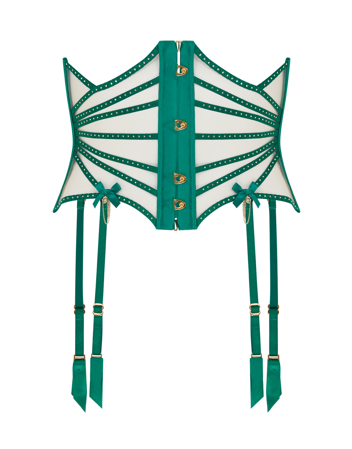 Rubi Waspie Green/Flesh | Agent Provocateur