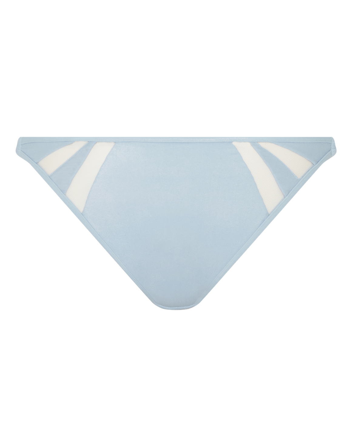 Tora Bikini Bottom Blue/Flesh | Agent Provocateur