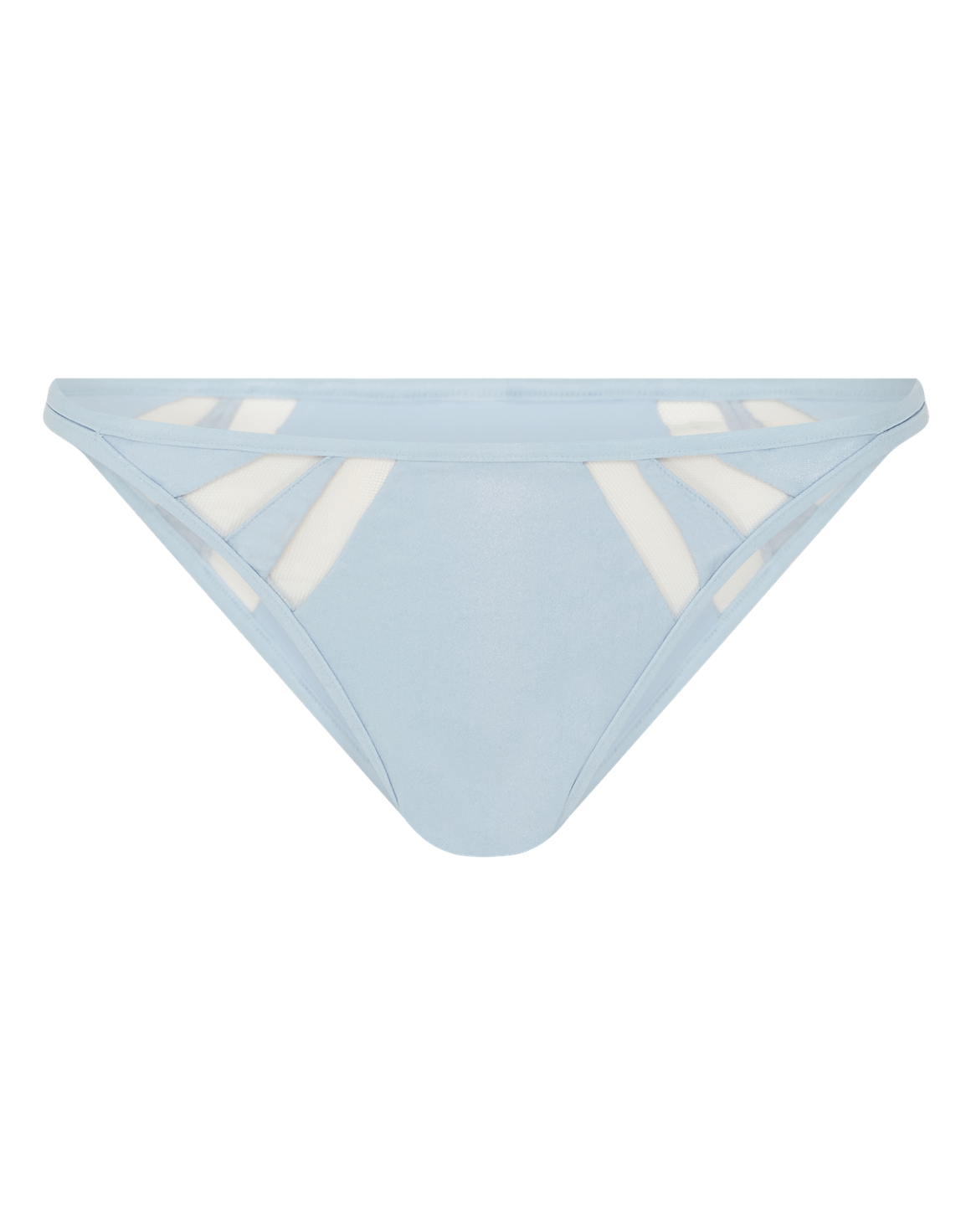 Tora Bikini Bottom Blue/Flesh | Agent Provocateur