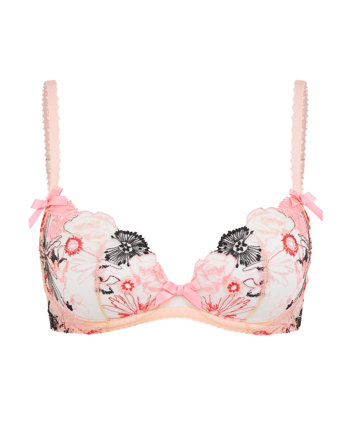 Zuri Plunge Underwired Bra Pink | Agent Provocateur