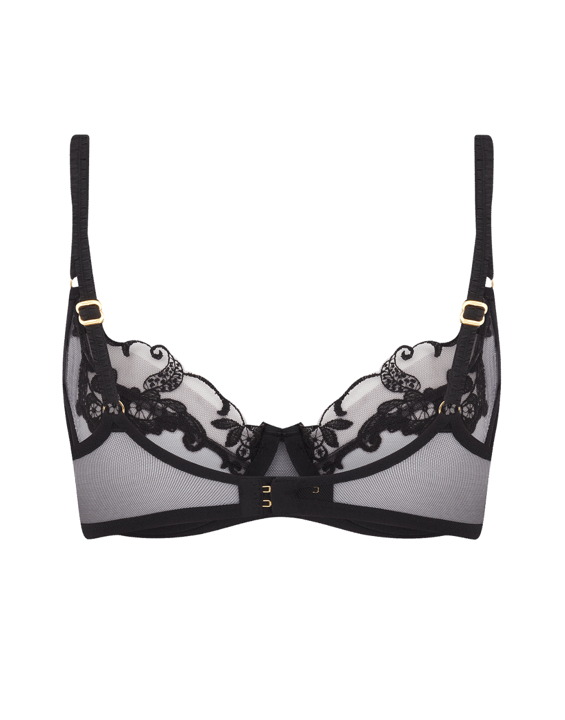 Mirabelle Balconette Underwired Bra Black | Agent Provocateur