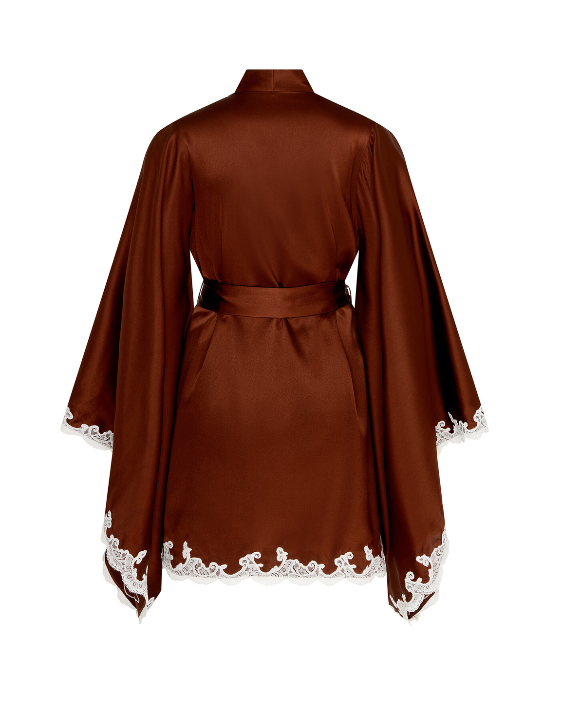 Molly Short Kimono Brown/Ivory | Agent Provocateur