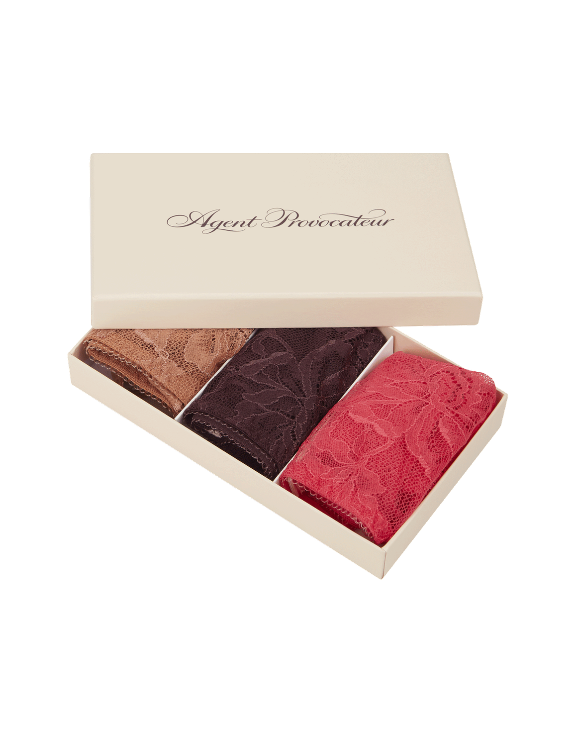 Bernie 3 Pack Brief Set Plum | Agent Provocateur