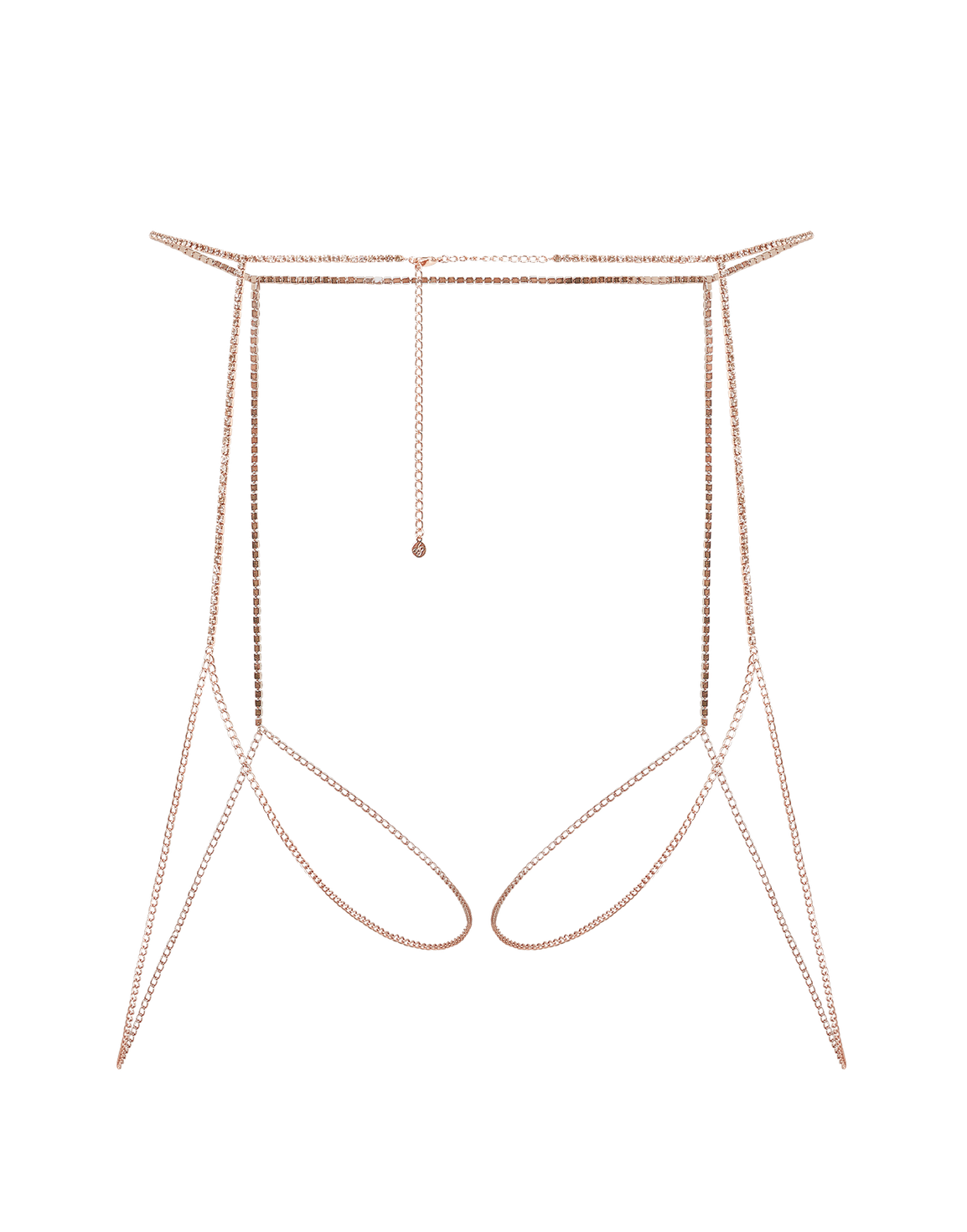 Bougie Suspender  Rose Gold/Crystal | Agent Provocateur