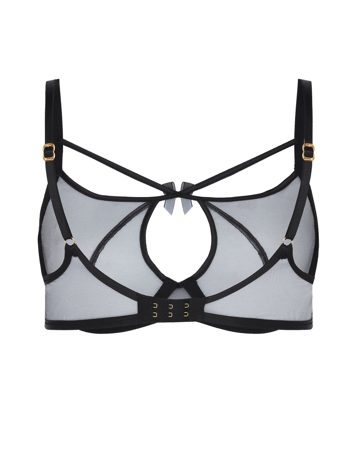 Buffie Plunge Underwired Bra Black | Agent Provocateur