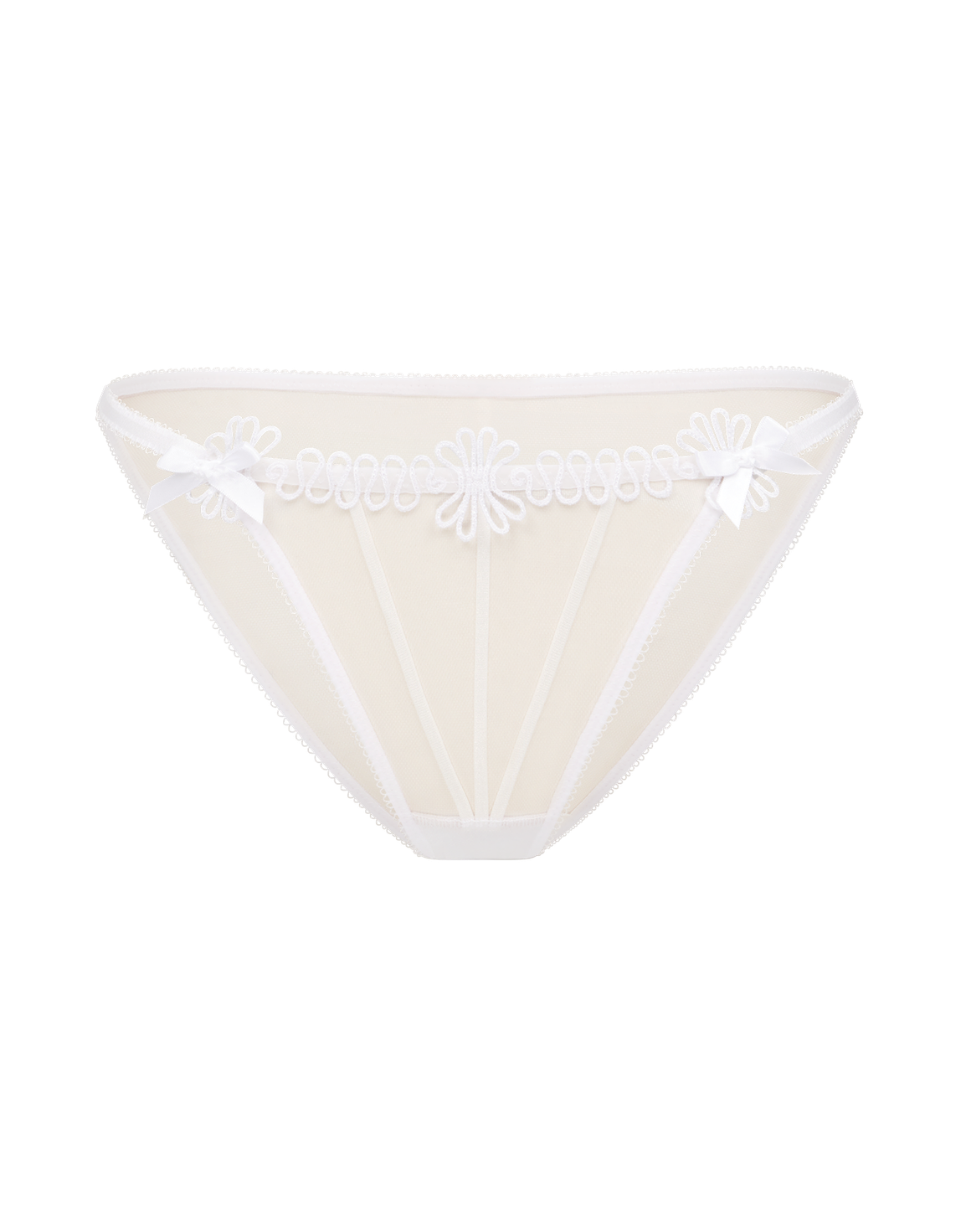 Coletta Full Brief  White/Sand | Agent Provocateur