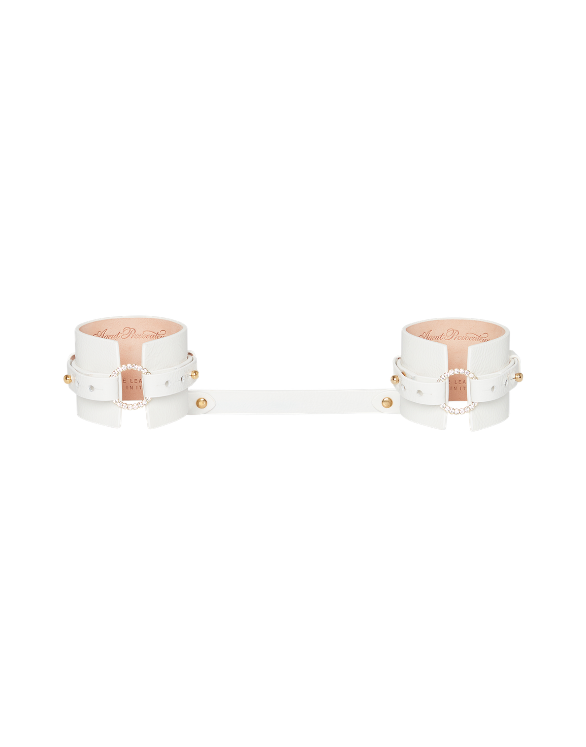 Darlina Double Cuff White/Crystal | Agent Provocateur