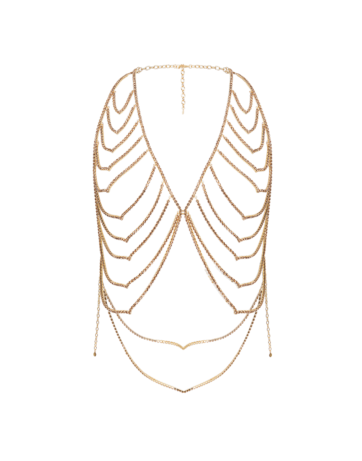 Elliote Chain Bra Gold/Topaz | Agent Provocateur