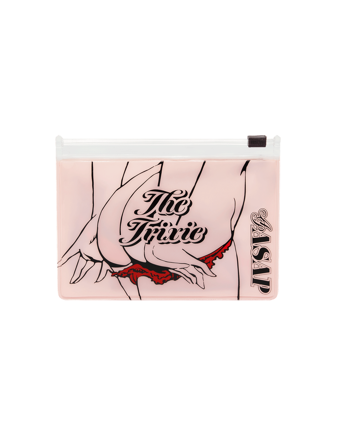 AP ASAP Trixie Thong Baby Pink/Black | Agent Provocateur