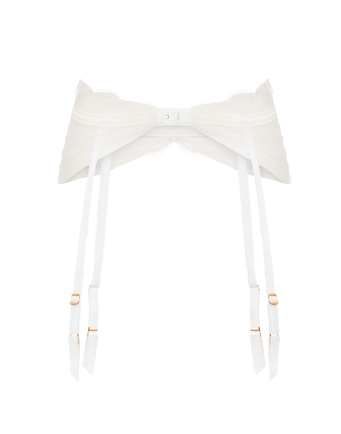 Halley Suspender White/White | Agent Provocateur
