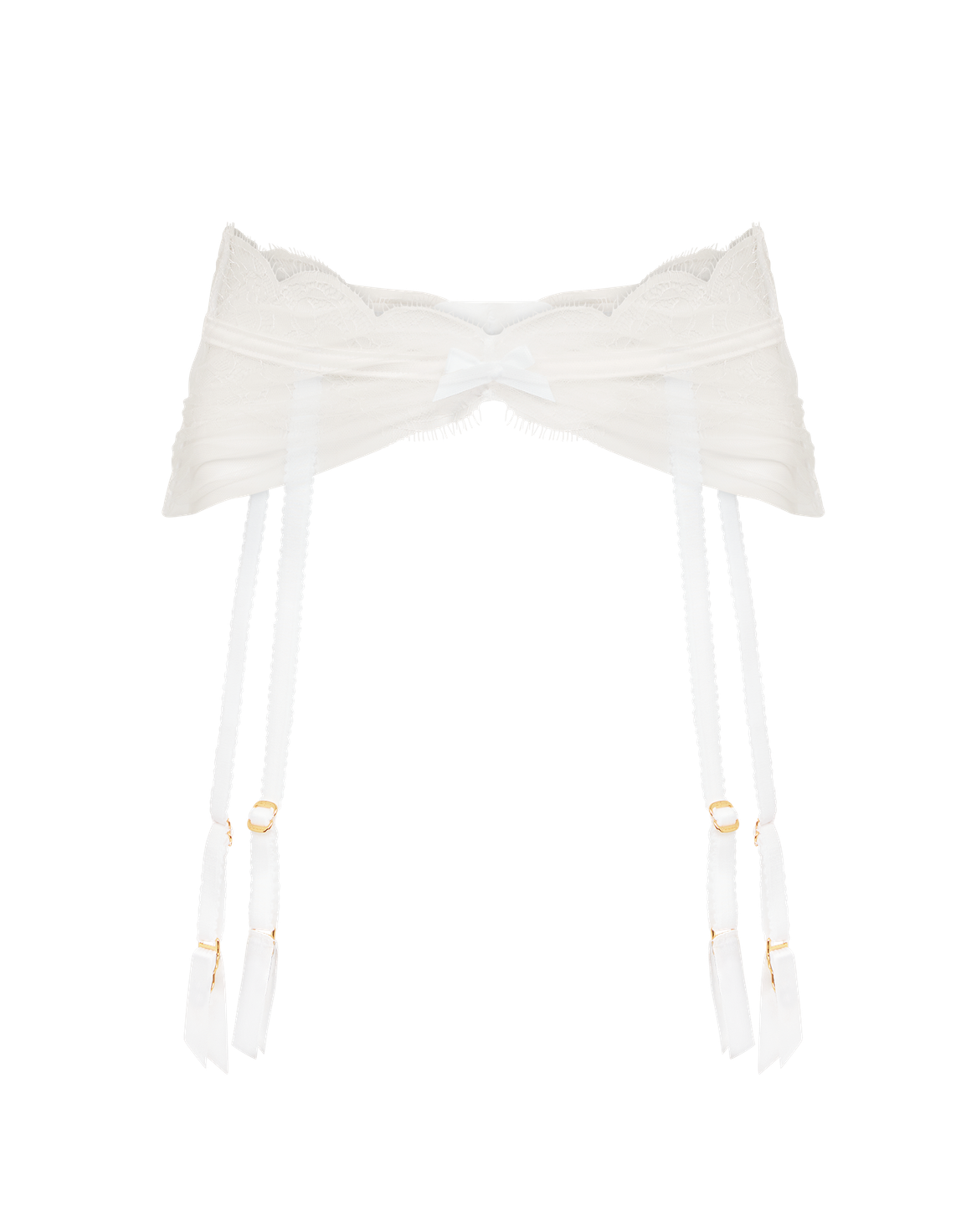 Halley Suspender White/White | Agent Provocateur