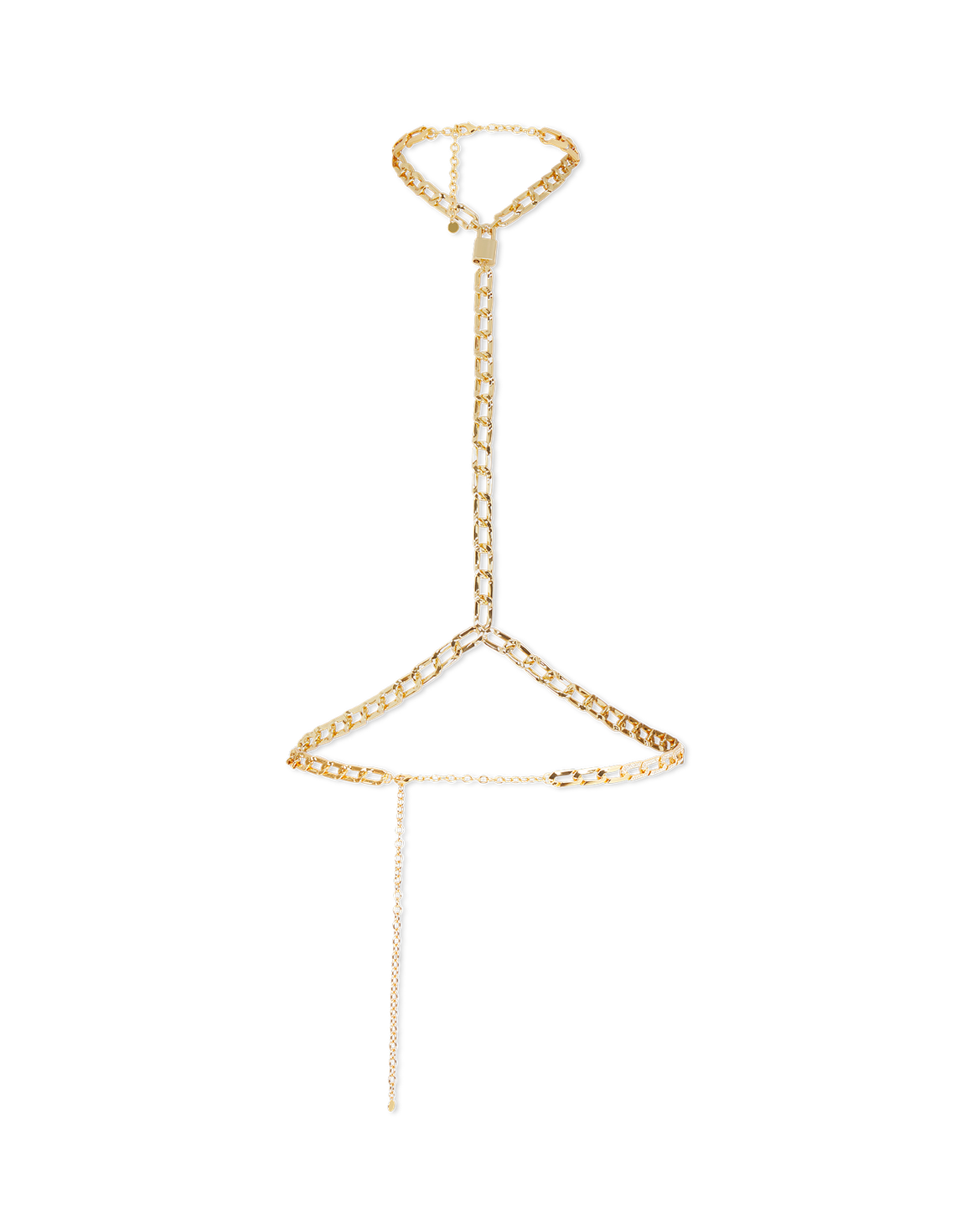 Meriem Body Chain Gold/Crystal | Agent Provocateur