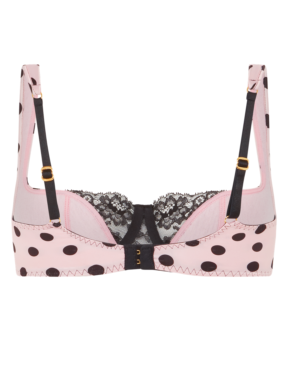 Rivere Balconette Underwired Bra  Pink/Black | Agent Provocateur