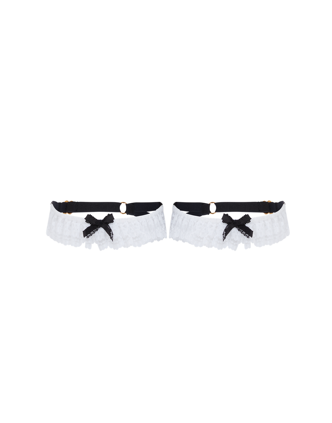 Bonnie Garters Black/White | Agent Provocateur