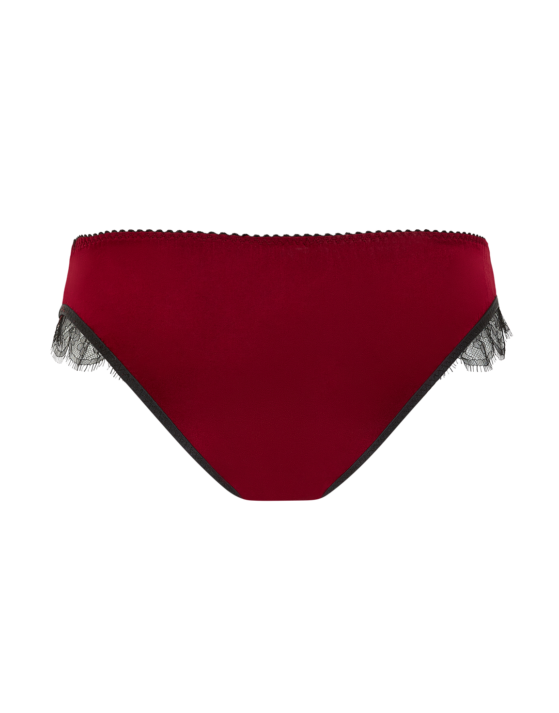 Sammi Full Brief Burgundy/Black | Agent Provocateur