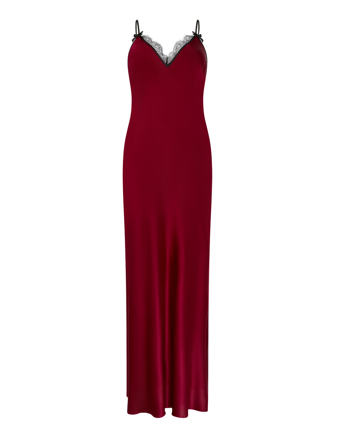 Sammi Long Slip Burgundy/Black | Agent Provocateur