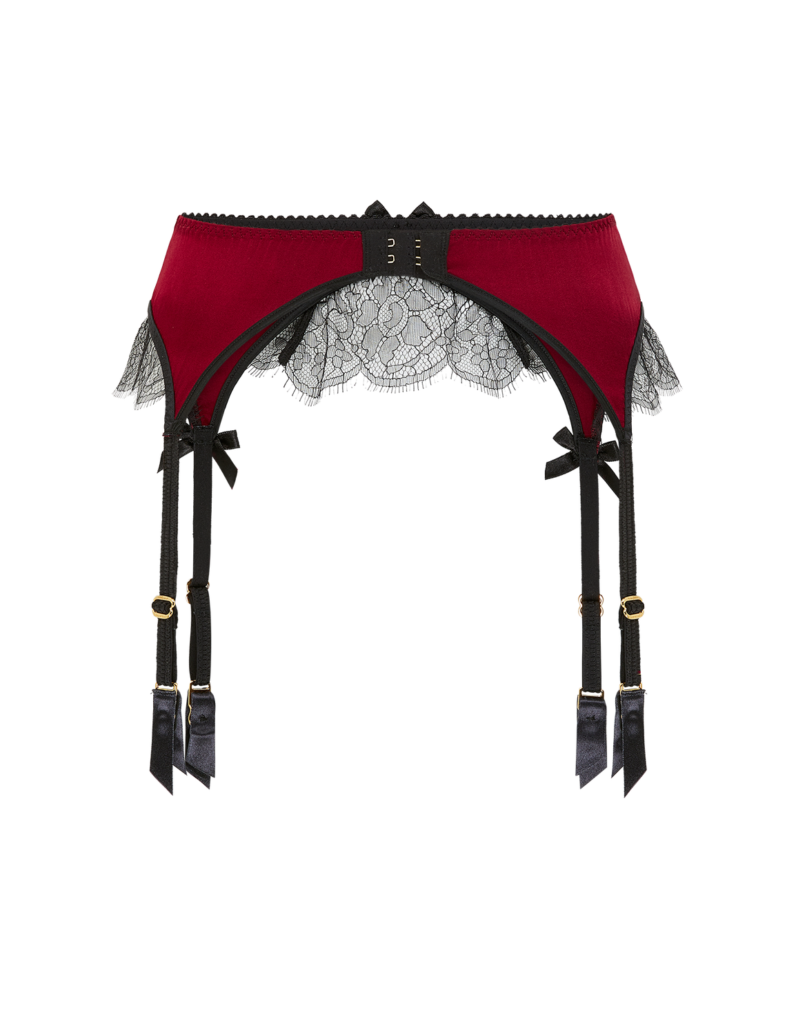 Sammi Suspender Burgundy/Black | Agent Provocateur