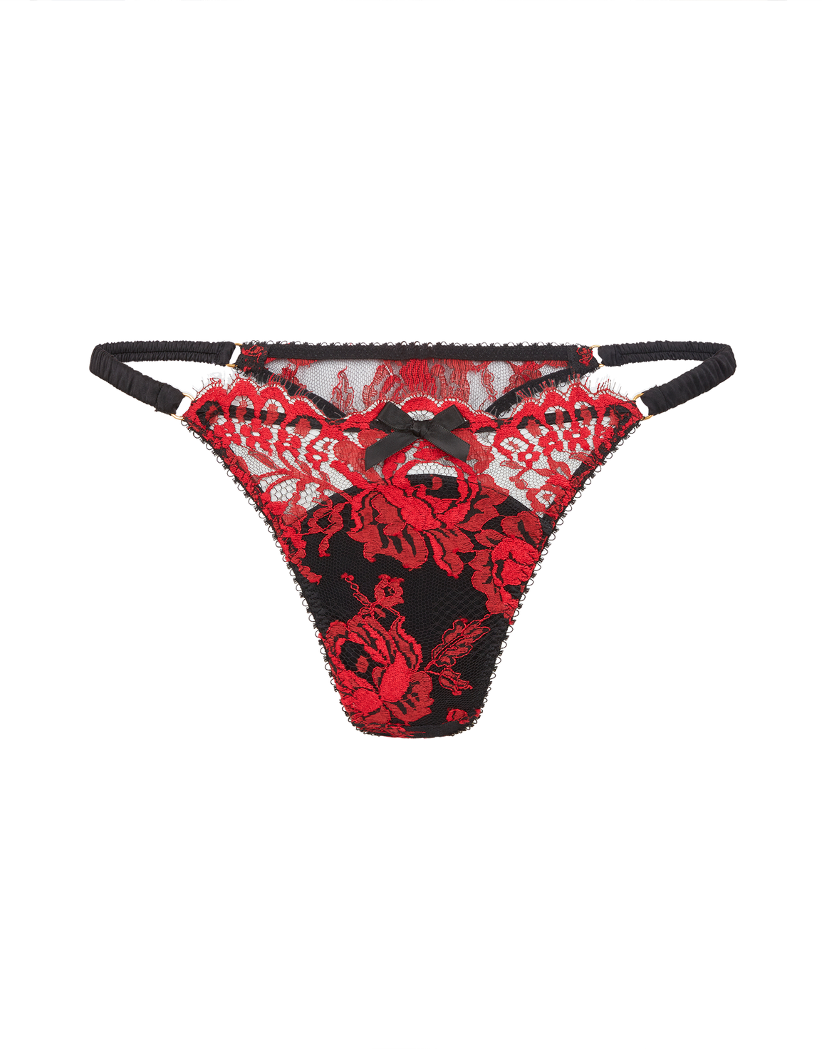 Solanna Thong Red/Black | Agent Provocateur