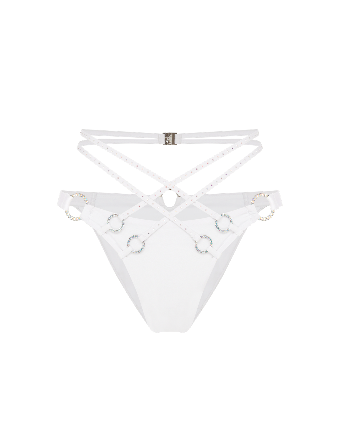 Tenesee Bikini Bottom White/Ab | Agent Provocateur