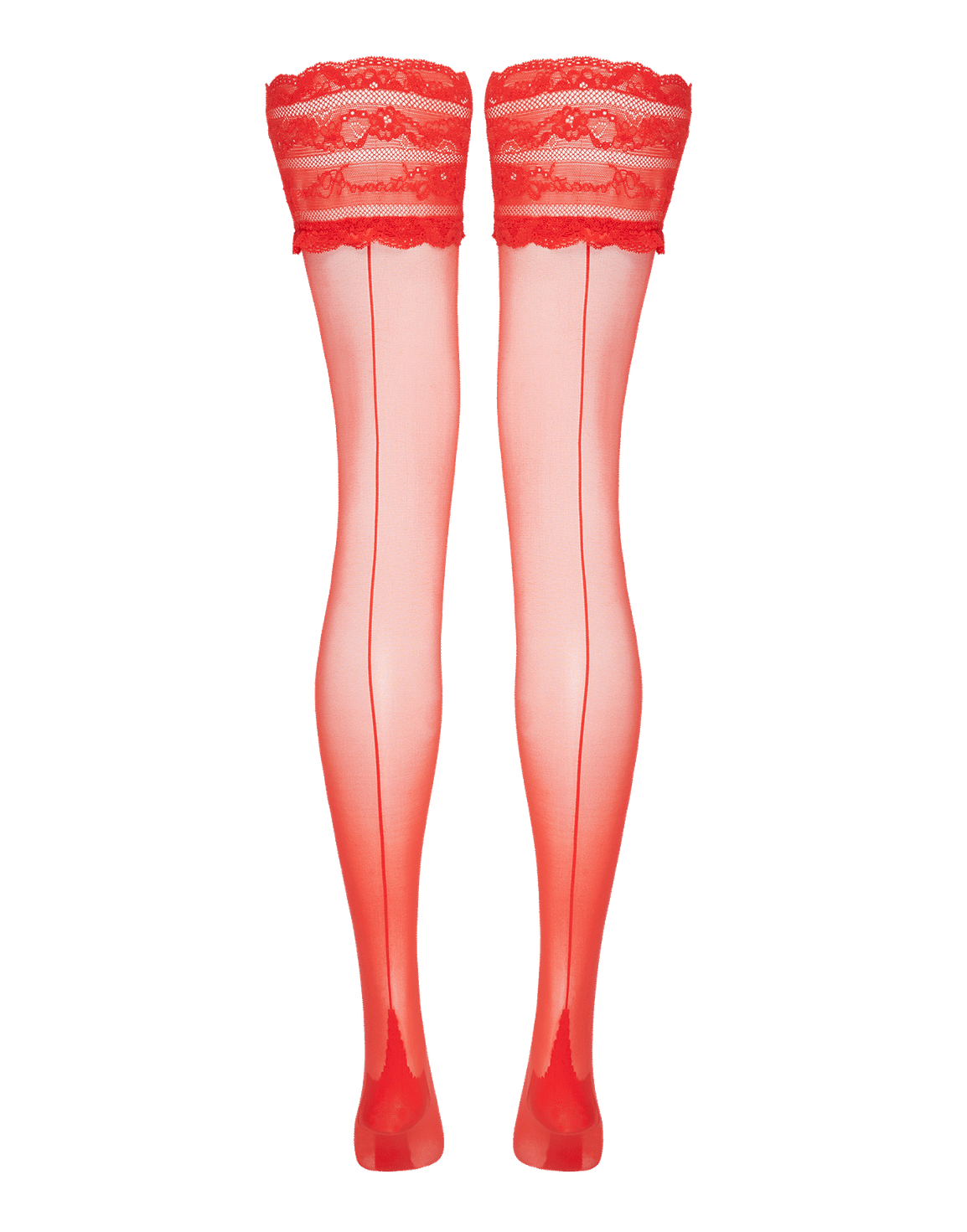 Neeve Hold Ups Red/Red | Agent Provocateur