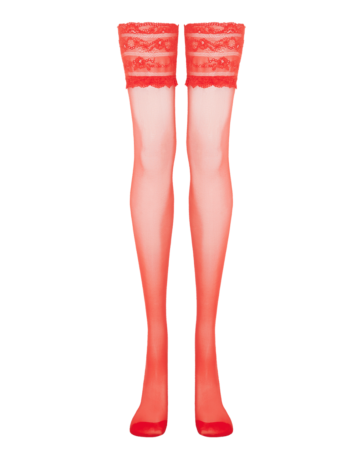Neeve Hold Ups Red/Red | Agent Provocateur